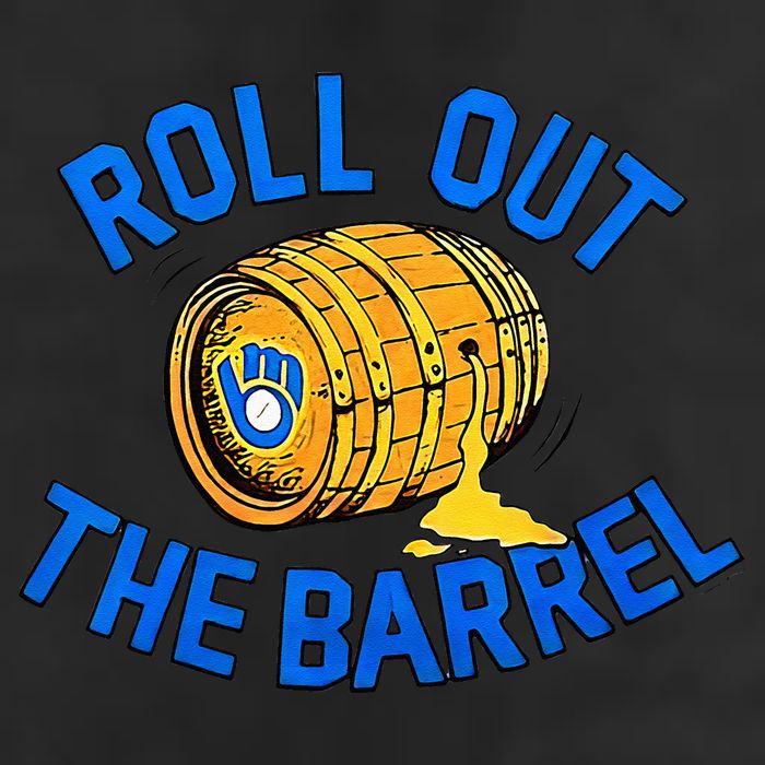Brewers Roll Out The Barrel Golf Towel