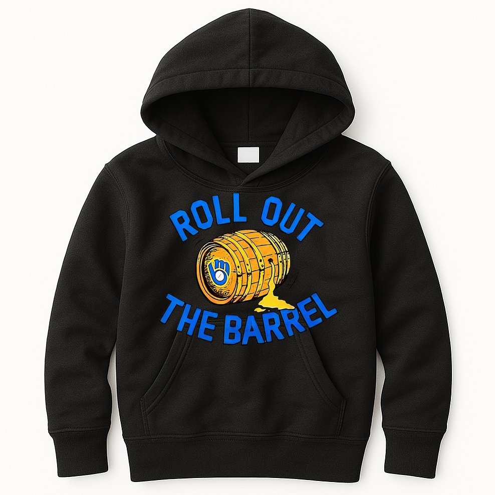 Brewers Roll Out The Barrel Kids Hoodie