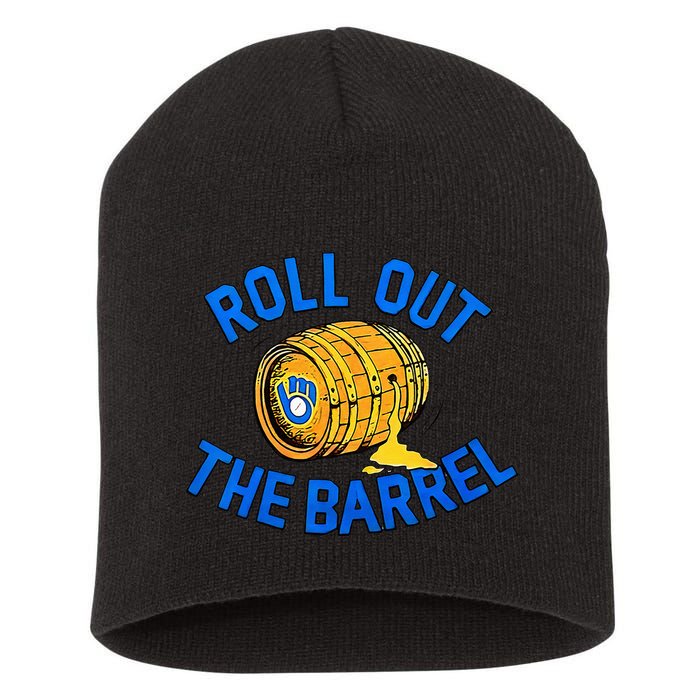 Brewers Roll Out The Barrel Short Acrylic Beanie