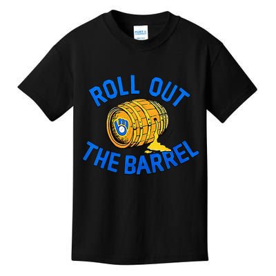 Brewers Roll Out The Barrel Kids T-Shirt