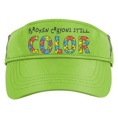 Broken Crayons Still Color Adult Drive Performance Visor