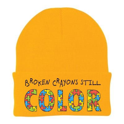 Broken Crayons Still Color Knit Cap Winter Beanie