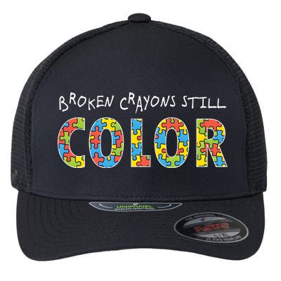 Broken Crayons Still Color Flexfit Unipanel Trucker Cap