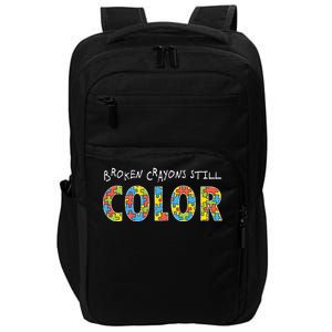 Broken Crayons Still Color Impact Tech Backpack