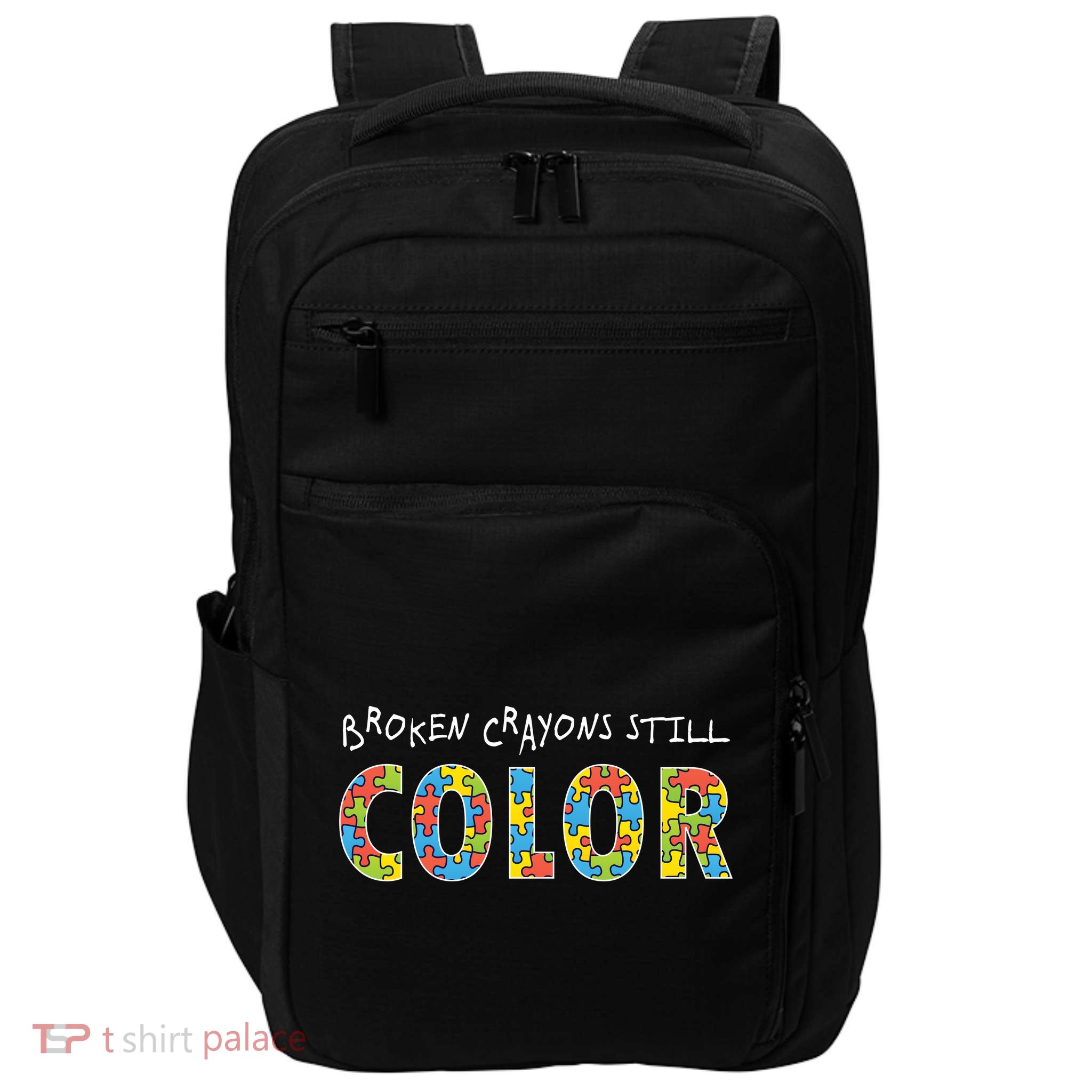 Broken Crayons Still Color Impact Tech Backpack