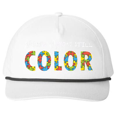 Broken Crayons Still Color Snapback Five-Panel Rope Hat