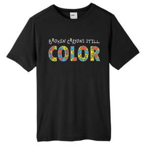 Broken Crayons Still Color Tall Fusion ChromaSoft Performance T-Shirt