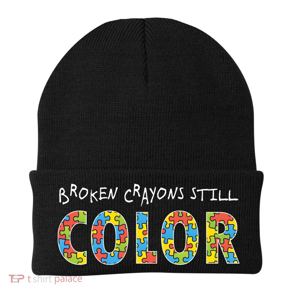 Broken Crayons Still Color Knit Cap Winter Beanie