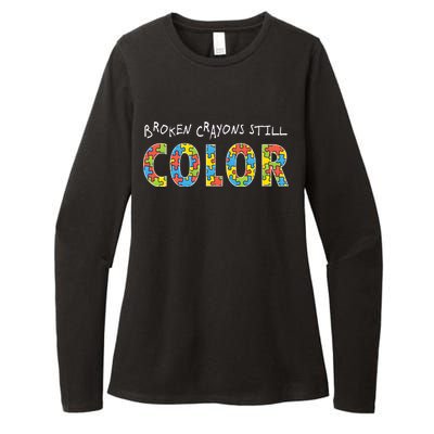 Broken Crayons Still Color Womens CVC Long Sleeve Shirt