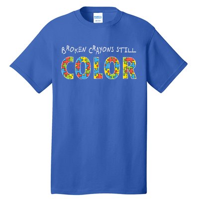 Broken Crayons Still Color Tall T-Shirt