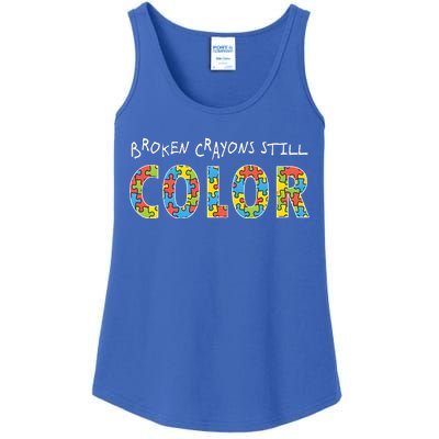 Broken Crayons Still Color Ladies Essential Tank