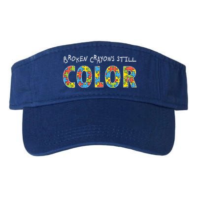 Broken Crayons Still Color Valucap Bio-Washed Visor