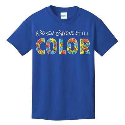 Broken Crayons Still Color Kids T-Shirt