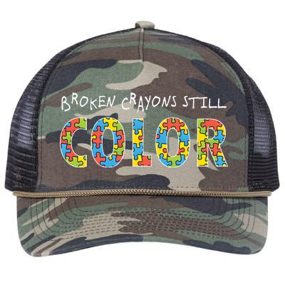 Broken Crayons Still Color Retro Rope Trucker Hat Cap