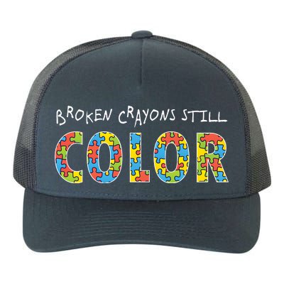 Broken Crayons Still Color Yupoong Adult 5-Panel Trucker Hat