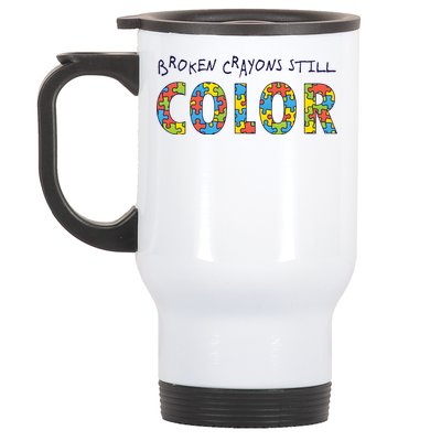 Broken Crayons Still Color Stainless Steel Travel Mug