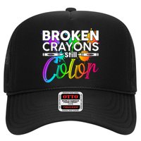 Broken Crayons Still Color Mental Health Awareness Trucker Hat
