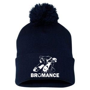 Bromance Wrestling Pom Pom 12in Knit Beanie