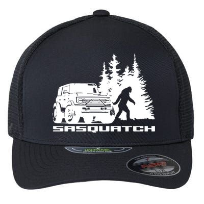 Bronco Sasquatch Truck Flexfit Unipanel Trucker Cap