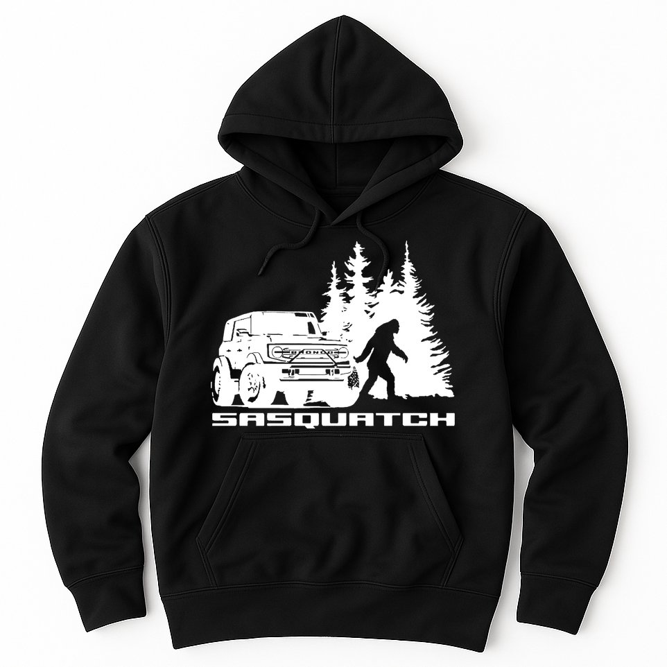 Bronco Sasquatch Truck Hoodie