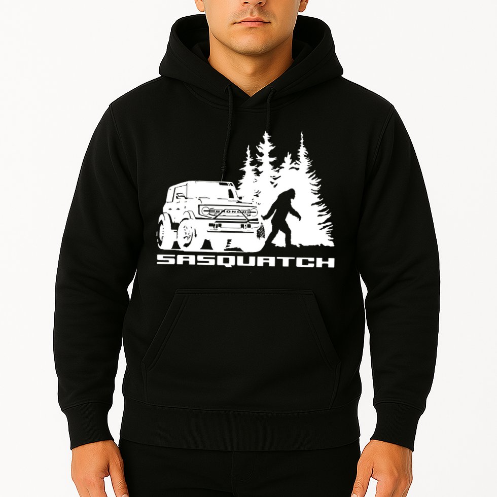 Bronco Sasquatch Truck Hoodie