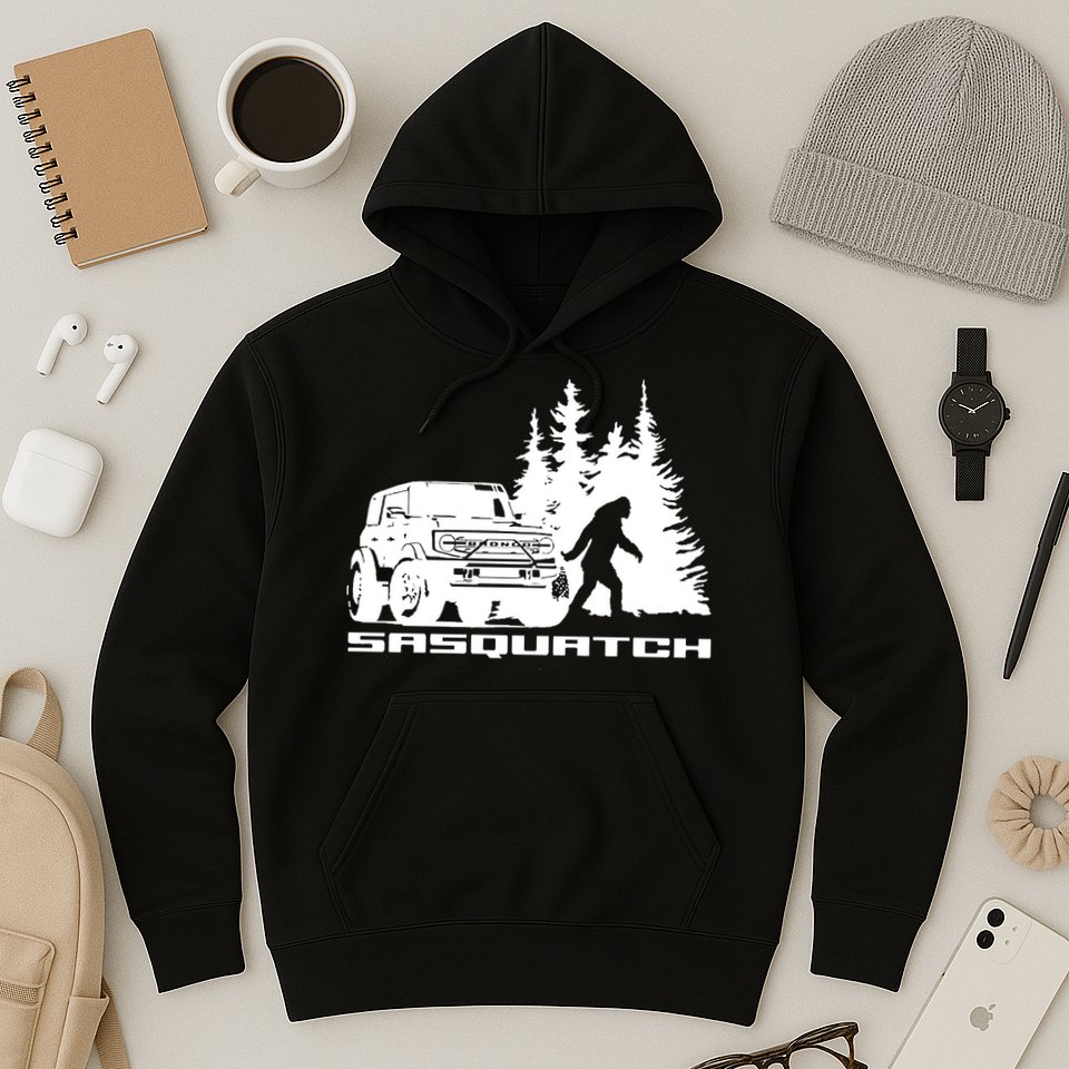 Bronco Sasquatch Truck Hoodie