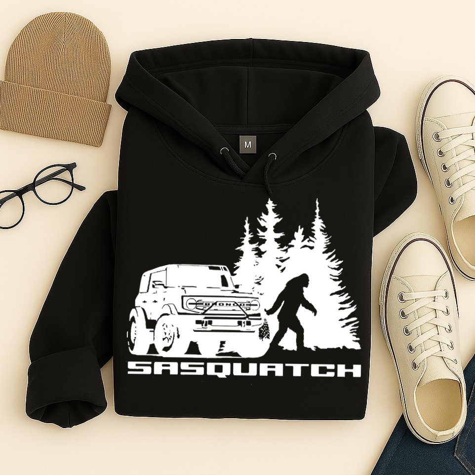 Bronco Sasquatch Truck Hoodie