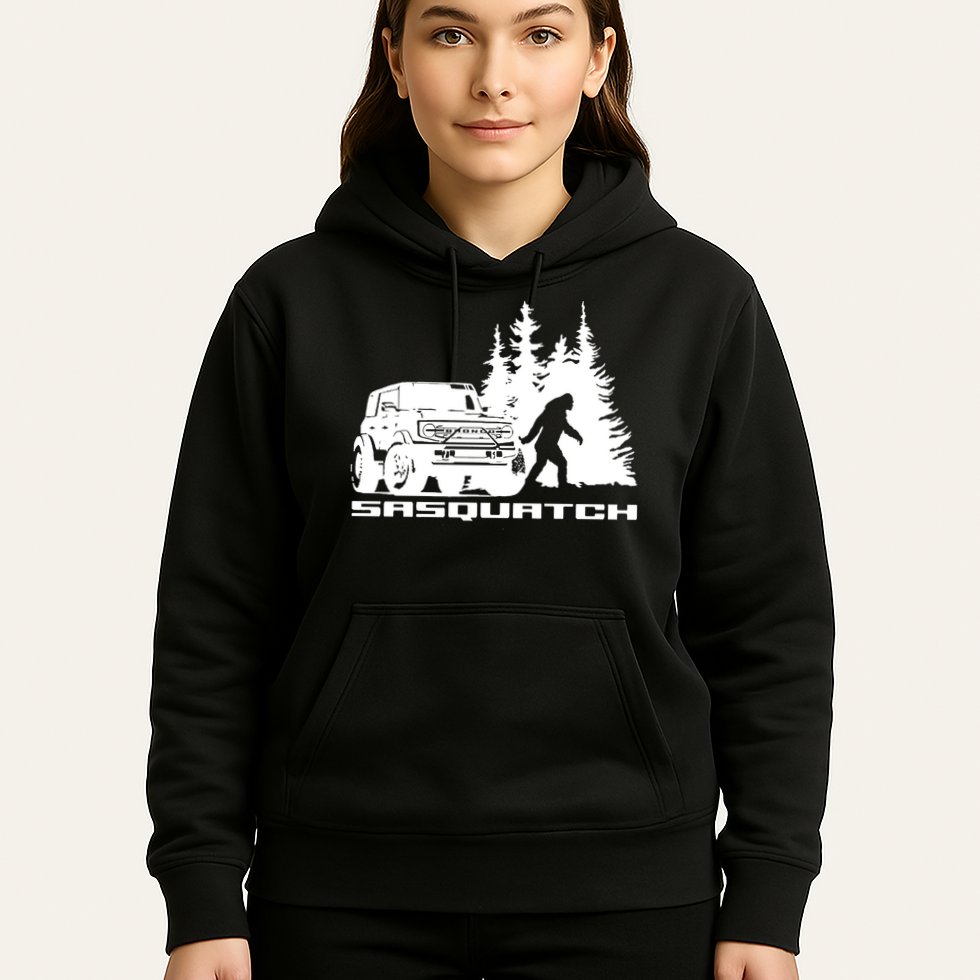 Bronco Sasquatch Truck Hoodie