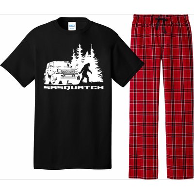 Bronco Sasquatch Truck Pajama Set