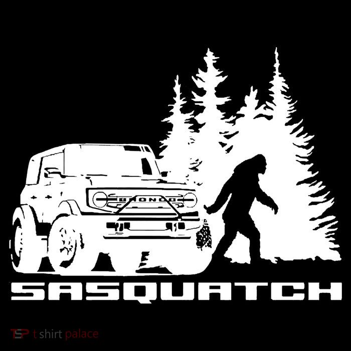 Bronco Sasquatch Truck Women's Pullover Hoodie