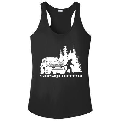 Bronco Sasquatch Truck Ladies PosiCharge Competitor Racerback Tank