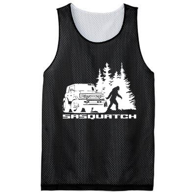 Bronco Sasquatch Truck Mesh Reversible Basketball Jersey Tank