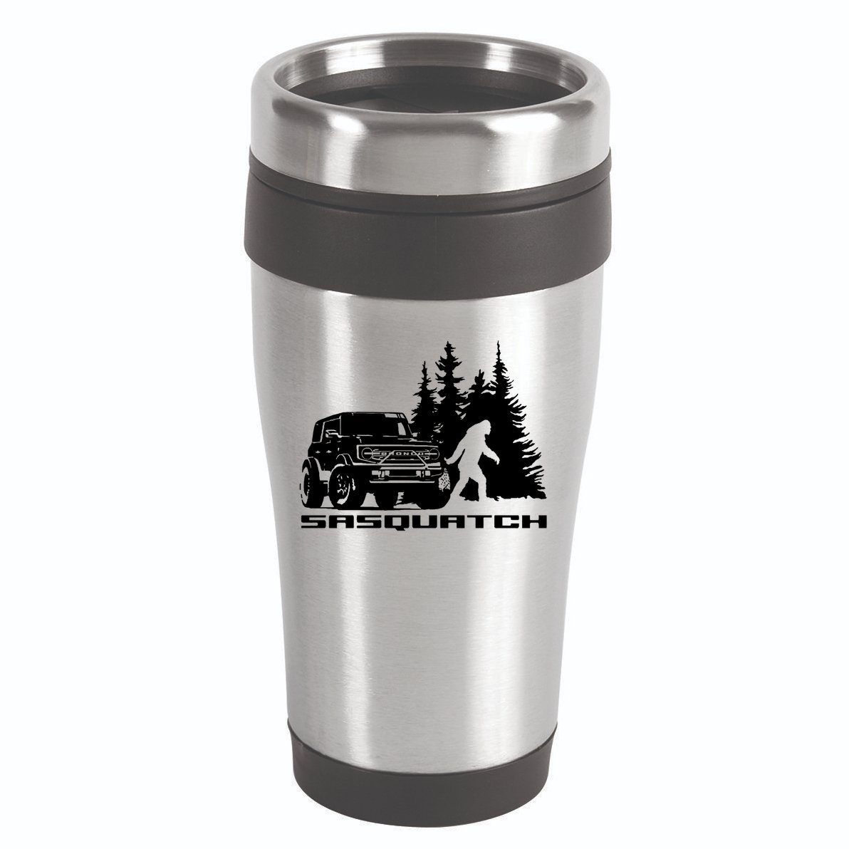 Bronco Sasquatch Truck 16oz Travel Tumbler