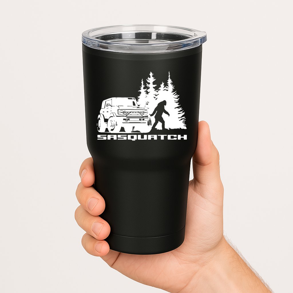 Bronco Sasquatch Truck Tumbler