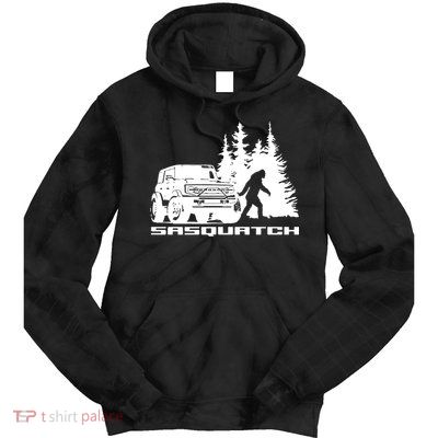 Bronco Sasquatch Truck Tie Dye Hoodie