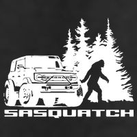 Bronco Sasquatch Truck Golf Towel