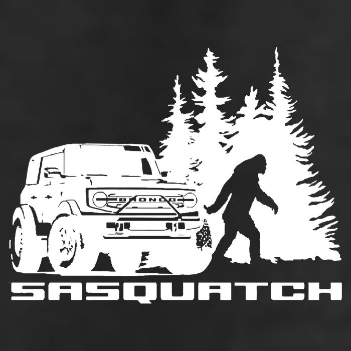 Bronco Sasquatch Truck Golf Towel