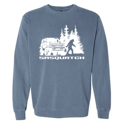 Bronco Sasquatch Truck Garment-Dyed Sweatshirt