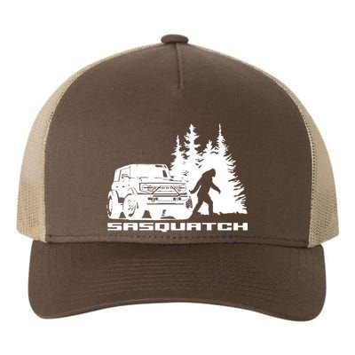Bronco Sasquatch Truck Yupoong Adult 5-Panel Trucker Hat