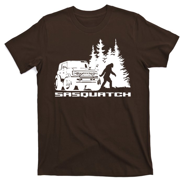 Bronco Sasquatch Truck T-Shirt