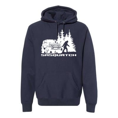 Bronco Sasquatch Truck Premium Hoodie