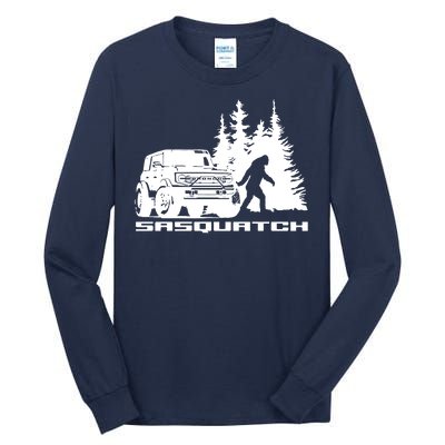 Bronco Sasquatch Truck Tall Long Sleeve T-Shirt