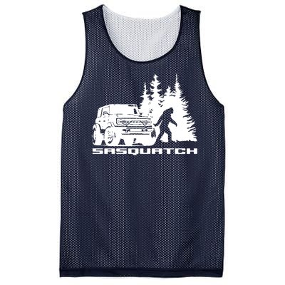 Bronco Sasquatch Truck Mesh Reversible Basketball Jersey Tank