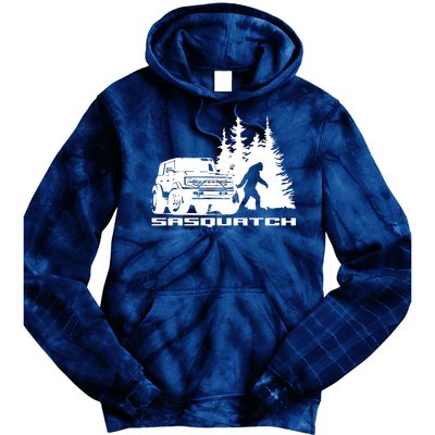 Bronco Sasquatch Truck Tie Dye Hoodie