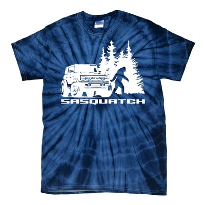 Bronco Sasquatch Truck Tie-Dye T-Shirt