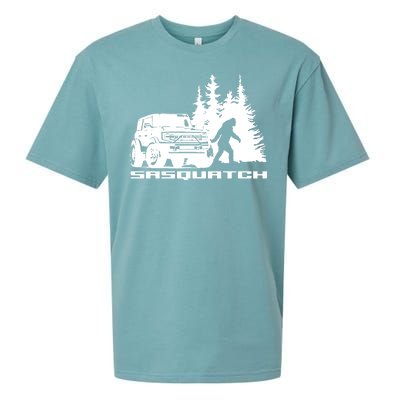 Bronco Sasquatch Truck Sueded Cloud Jersey T-Shirt