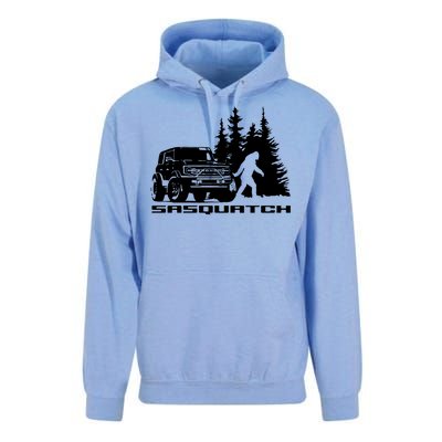 Bronco Sasquatch Truck Unisex Surf Hoodie