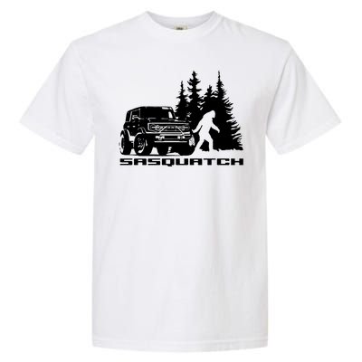 Bronco Sasquatch Truck Garment-Dyed Heavyweight T-Shirt