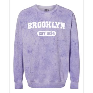 Brooklyn Est 1634 Colorblast Crewneck Sweatshirt