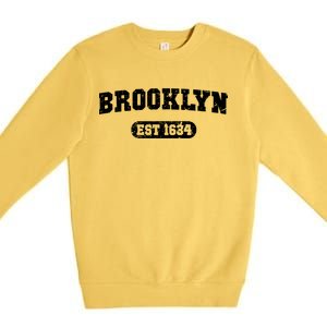 Brooklyn Est 1634 Premium Crewneck Sweatshirt